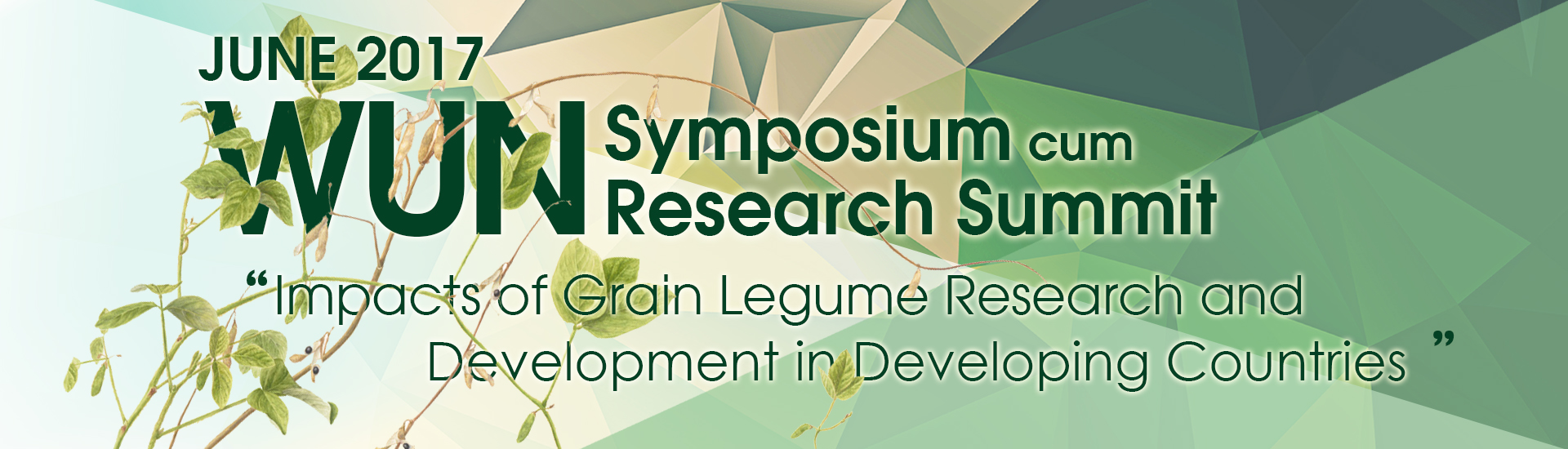 WUN Legume Symposium cum Research Summit 2017